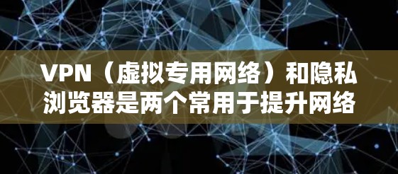 VPN（虚拟专用网络）和隐私浏览器是两个常用于提升网络隐私和安全的工具，但它们的功能和用途有所不同。以下是关于它们的详细说明及推荐工具