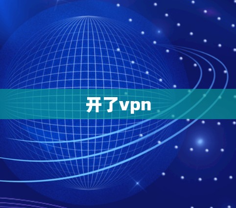 开了vpn